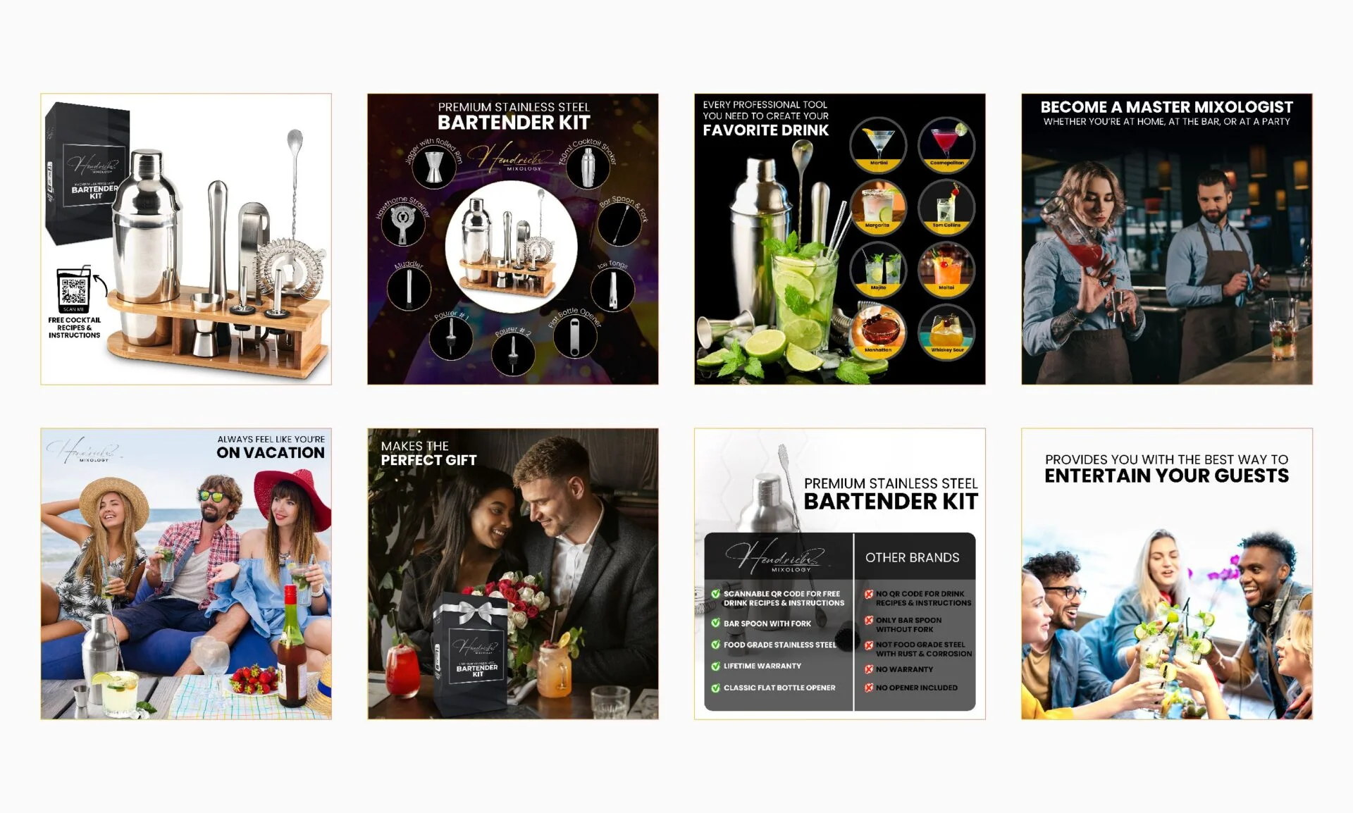 Bartender Kit - Amazon Listing Images