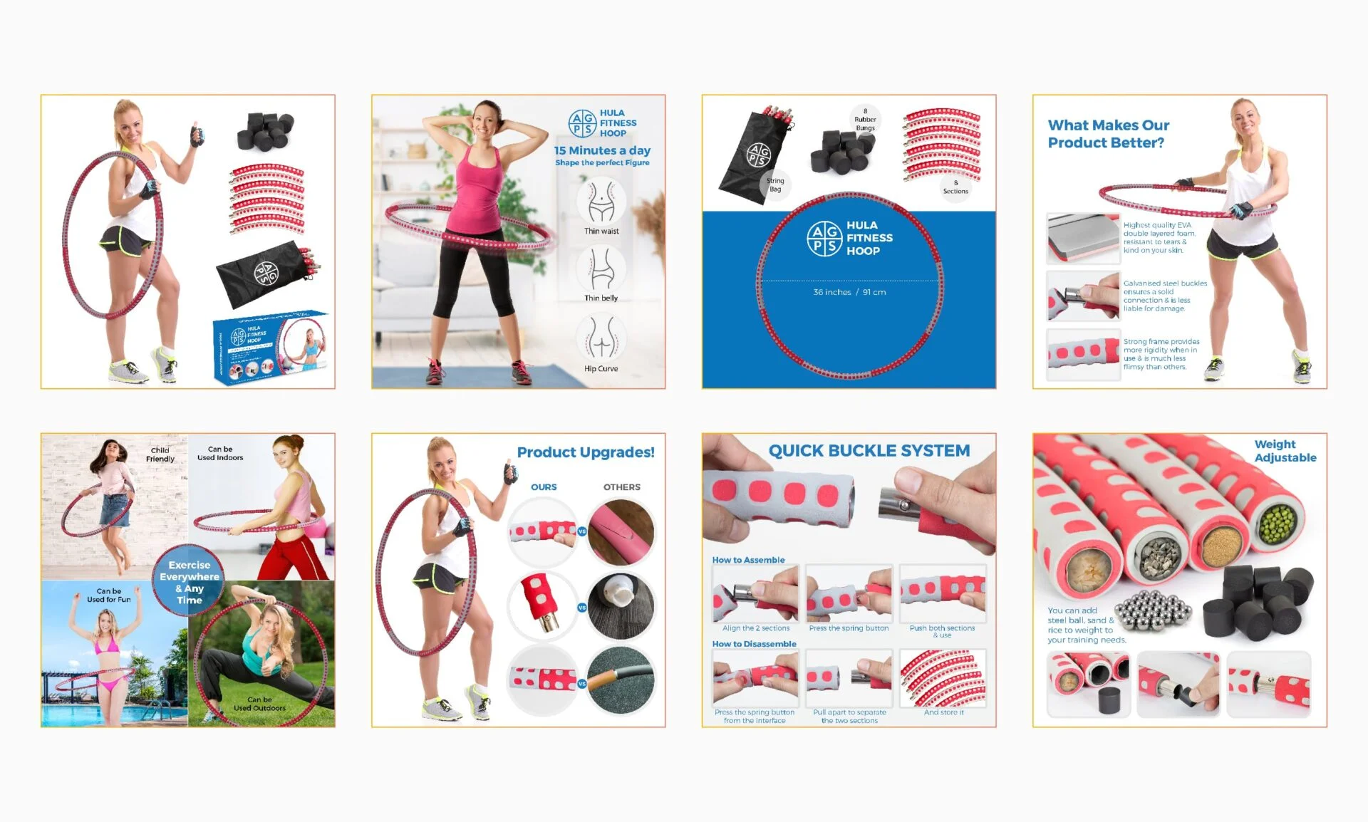 amazon listing images for hula hoop product
